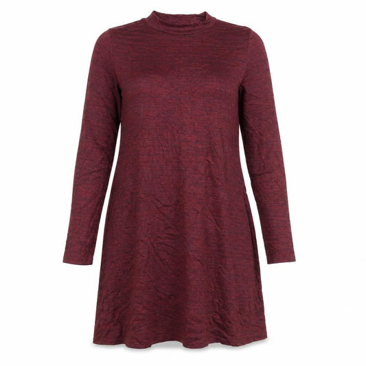 Divided by H&M Womens Red  Jersey Skater Dress  Size 10