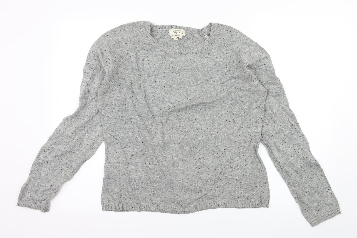 NEXT Womens Grey  Knit Pullover Jumper Size 18