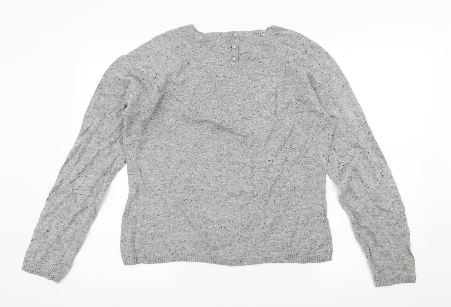 NEXT Womens Grey  Knit Pullover Jumper Size 18
