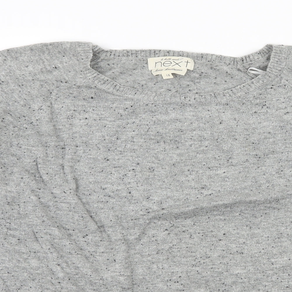NEXT Womens Grey  Knit Pullover Jumper Size 18