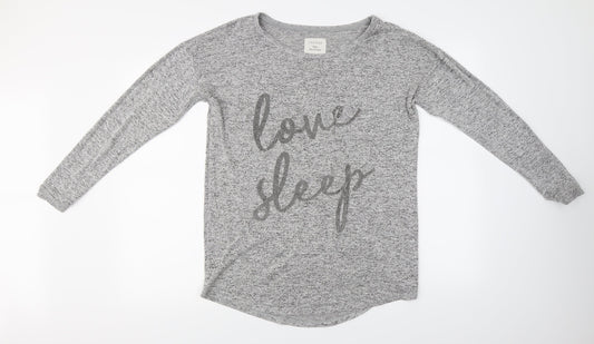 Boux Avenue  Womens Grey   Basic T-Shirt Size S