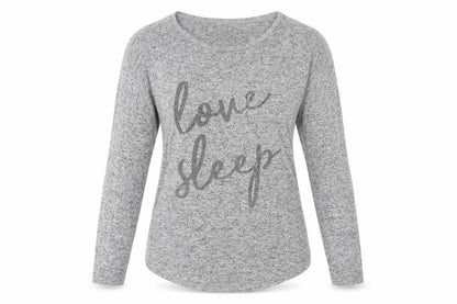 Front view of Boux Avenue women’s grey basic t-shirt, size S