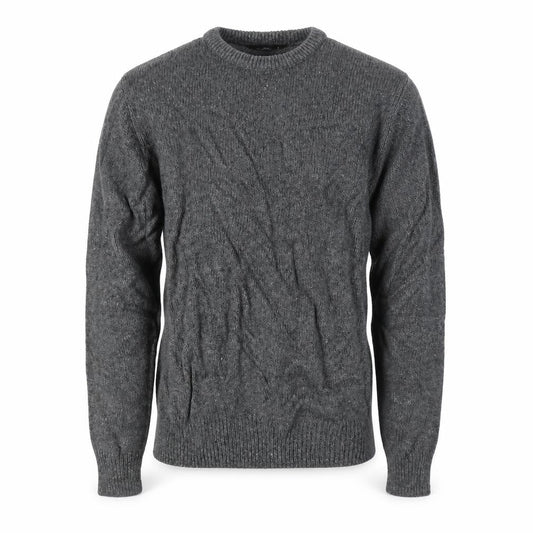 Front view of Cedarwood State men’s grey jumper, size S