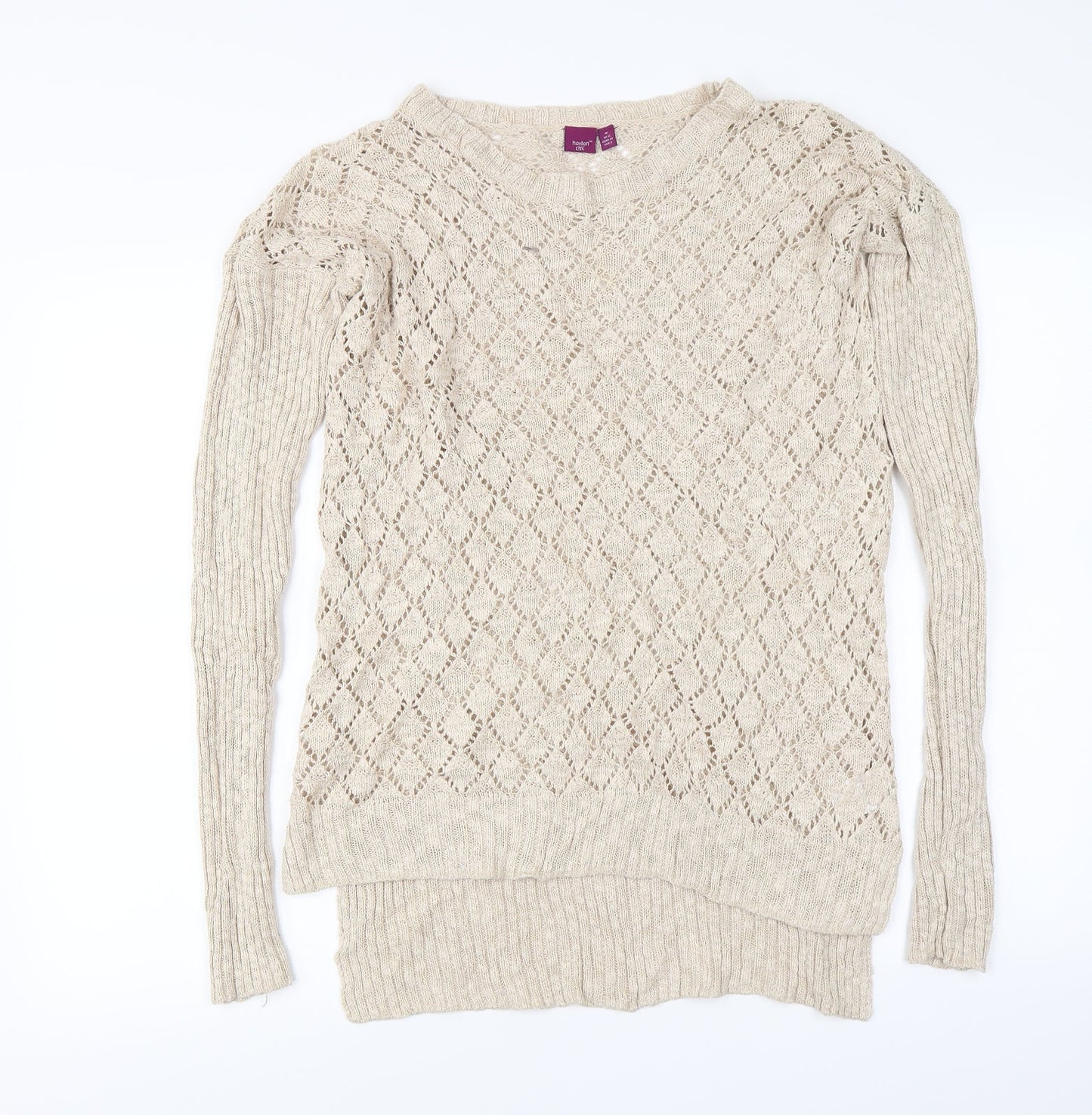 Hoxton Chic  Womens Beige   Pullover Jumper Size 12