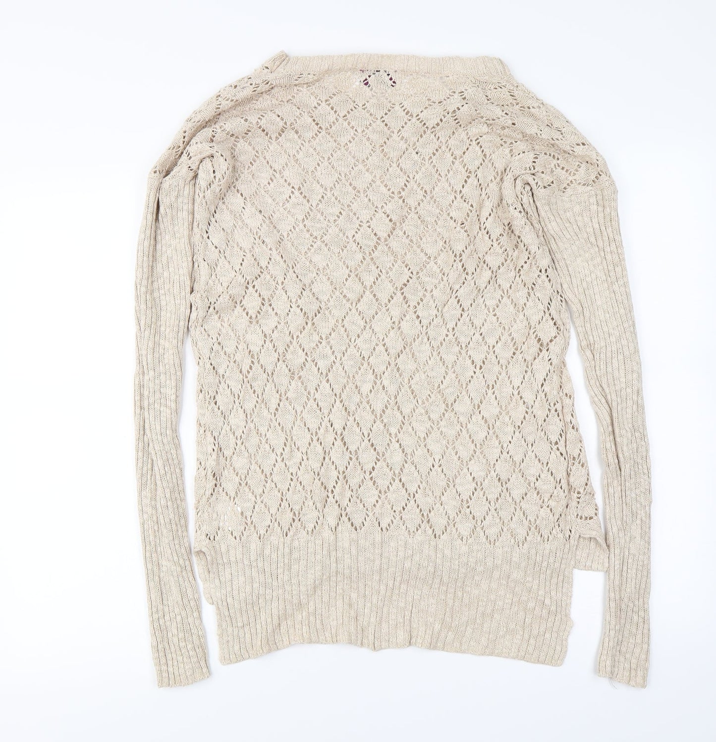 Hoxton Chic  Womens Beige   Pullover Jumper Size 12