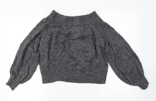 H&M  Womens Grey   Pullover Jumper Size S