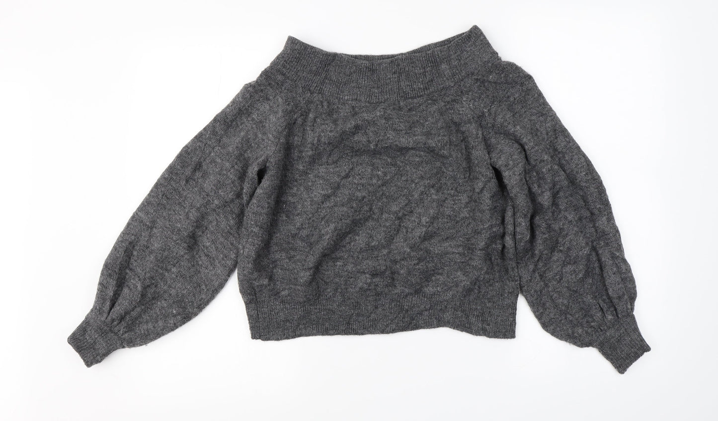 H&M  Womens Grey   Pullover Jumper Size S