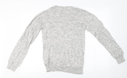 Back view of L.O.G.G women’s grey jumper, size S