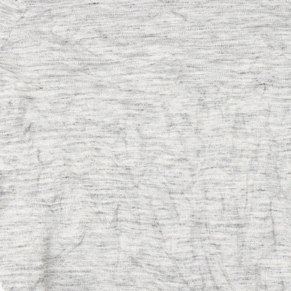Brand and care label for L.O.G.G women’s grey jumper, size S