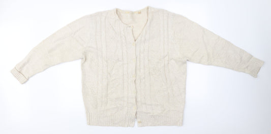 EWM  Womens Beige   Cardigan Jumper Size XL
