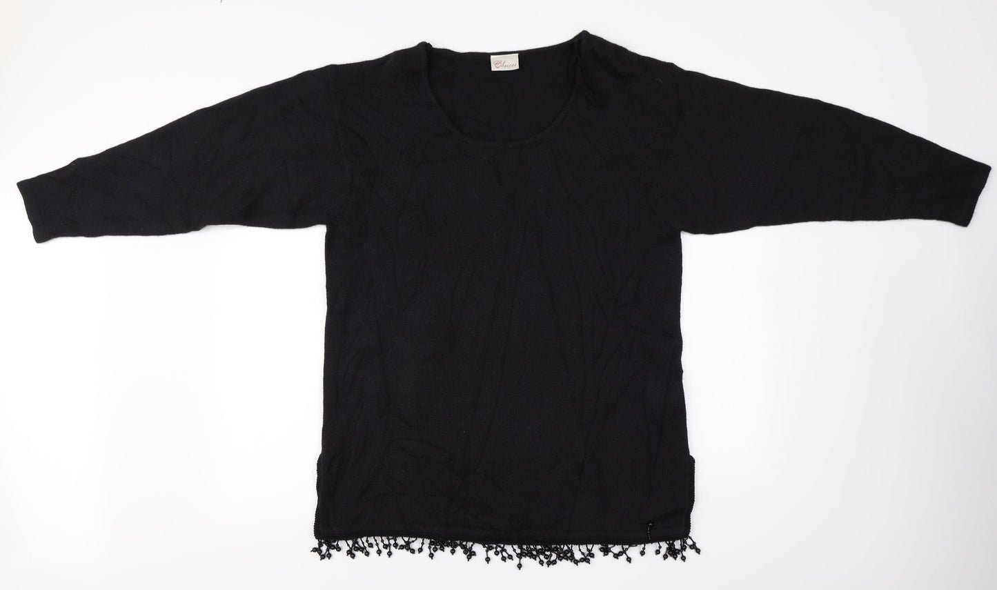 Choices  Womens Black   Pullover Jumper Size 14