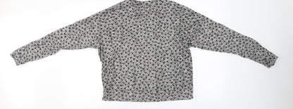 Back view of Next women’s grey jumper, size UK 12