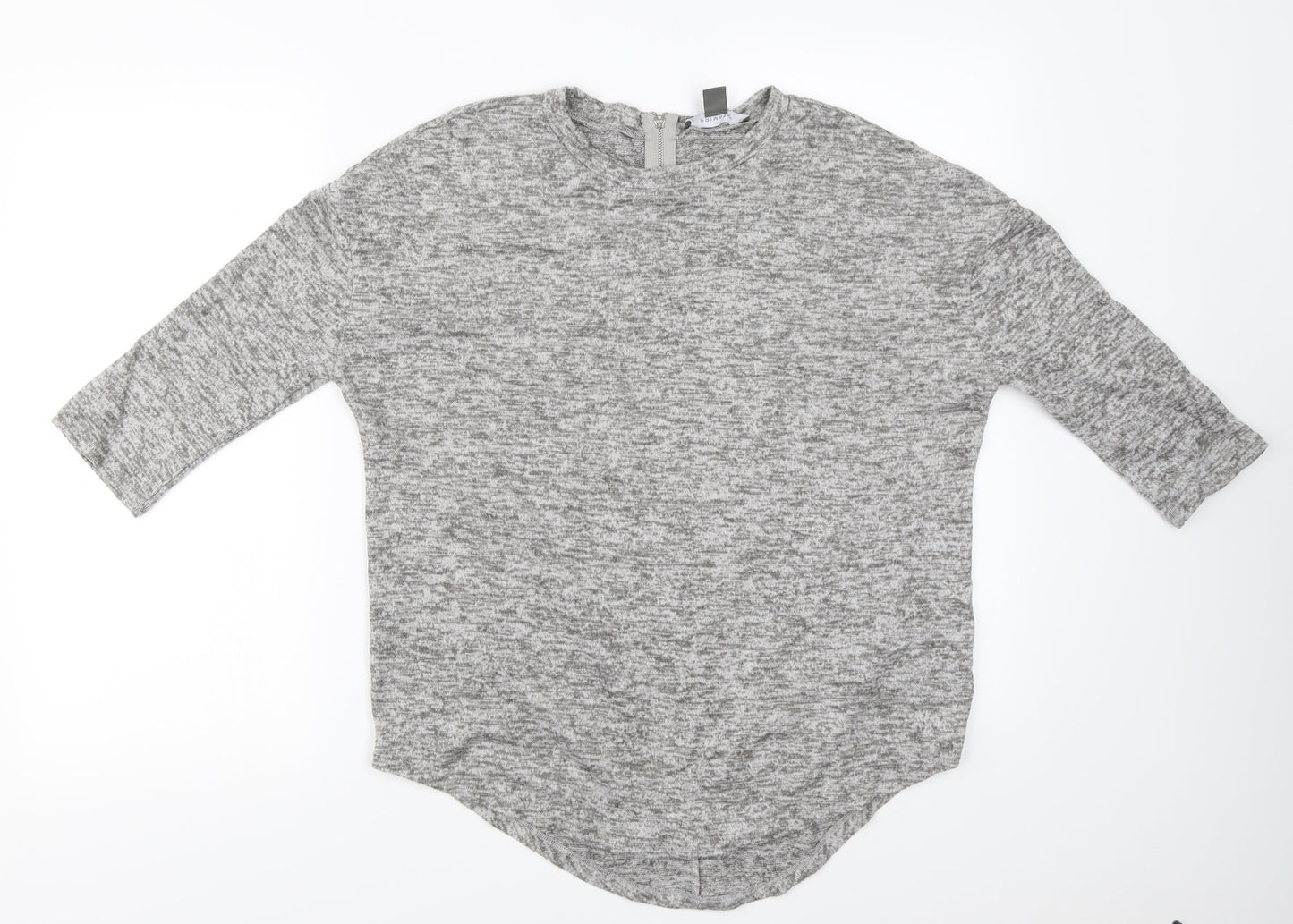 Primark Womens Grey   Henley Jumper Size S