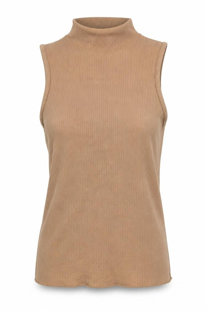 Topshop Womens Brown   Basic T-Shirt Size 8