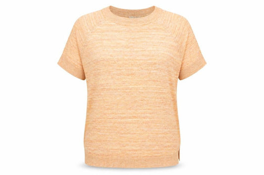 Front view of Tu women’s orange jumper, size UK 16
