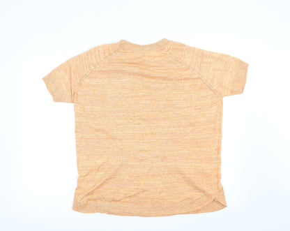 Back view of Tu women’s orange jumper, size UK 16