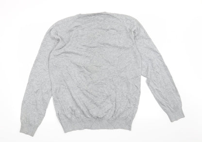 Back view of Open men’s grey jumper, size XL
