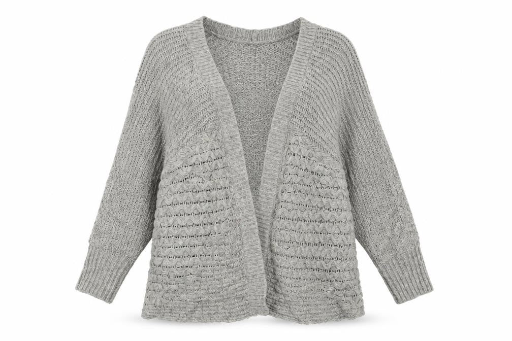 Papaya Womens Grey   Cardigan Jumper Size M