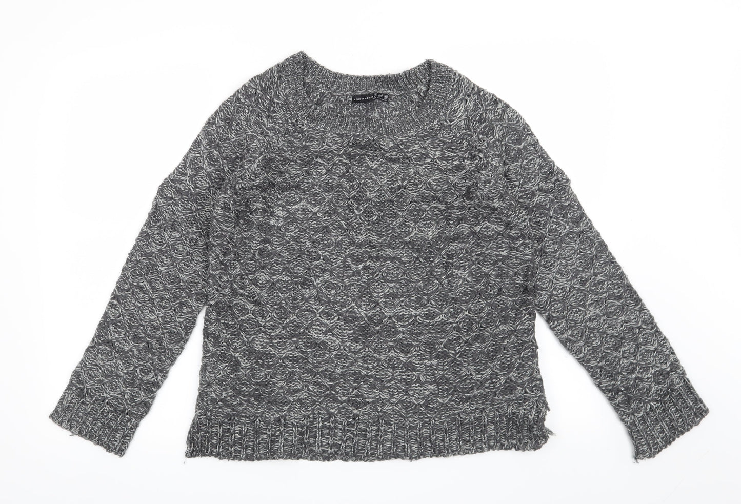Atmosphere Womens Grey   Pullover Jumper Size 12