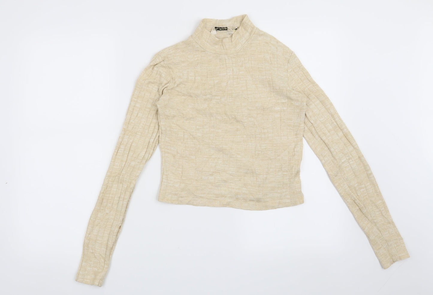 Miss Selfridge Womens Beige   Pullover Jumper Size 8