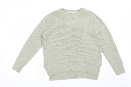 Additional front view of Peacocks women’s green jumper, size S
