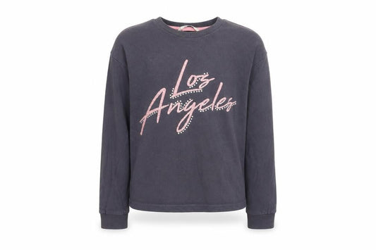 George Girls Blue   Pullover Sweatshirt Size 9-10 Years  - Los Angeles