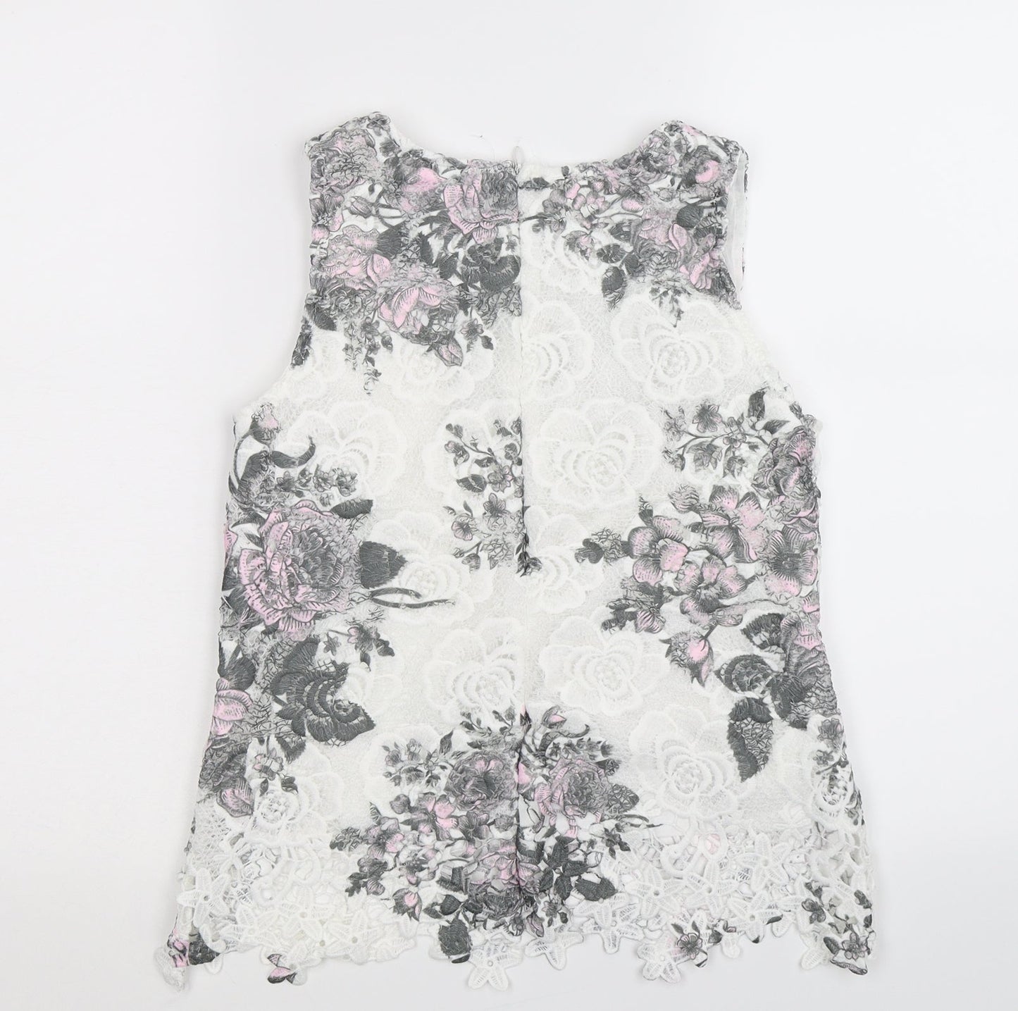 Select Womens Multicoloured Floral  Basic Tank Size 6