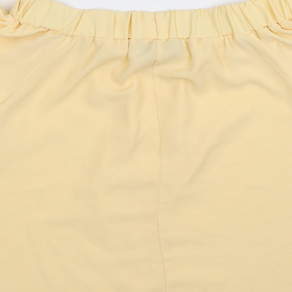 Select Womens Beige   Basic Blouse Size 8