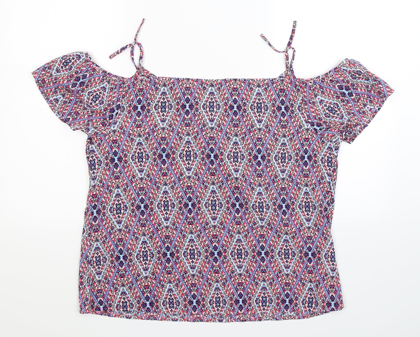 Papaya Womens Multicoloured   Basic T-Shirt Size 16