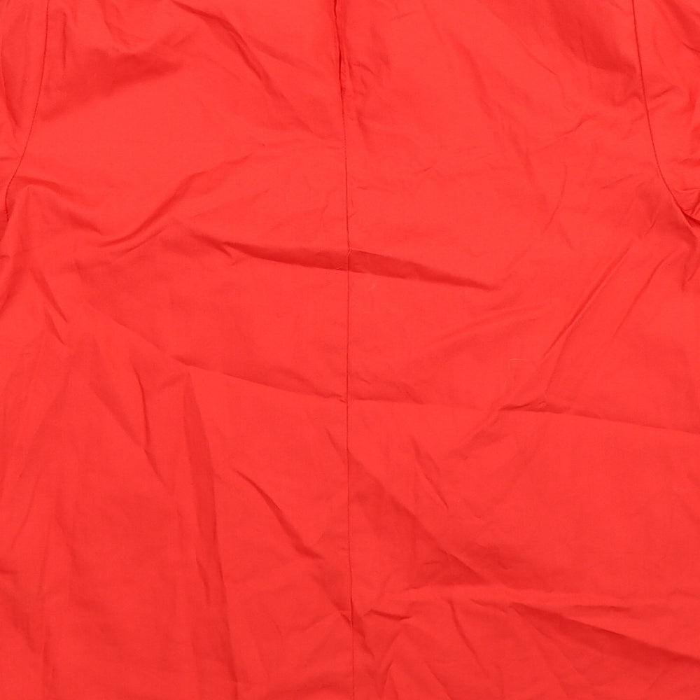 George Womens Red   Basic Blouse Size 8