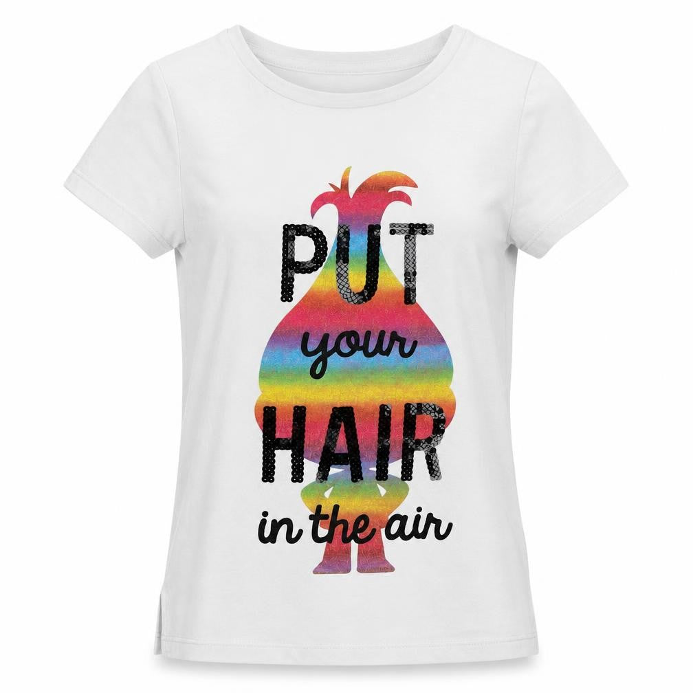 Dreamworks Girls White   Pullover T-Shirt Size S