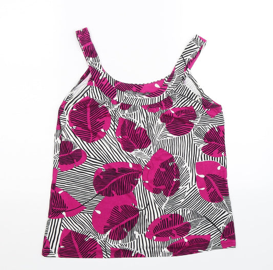 Wallis Womens Multicoloured Floral  Basic Tank Size 10
