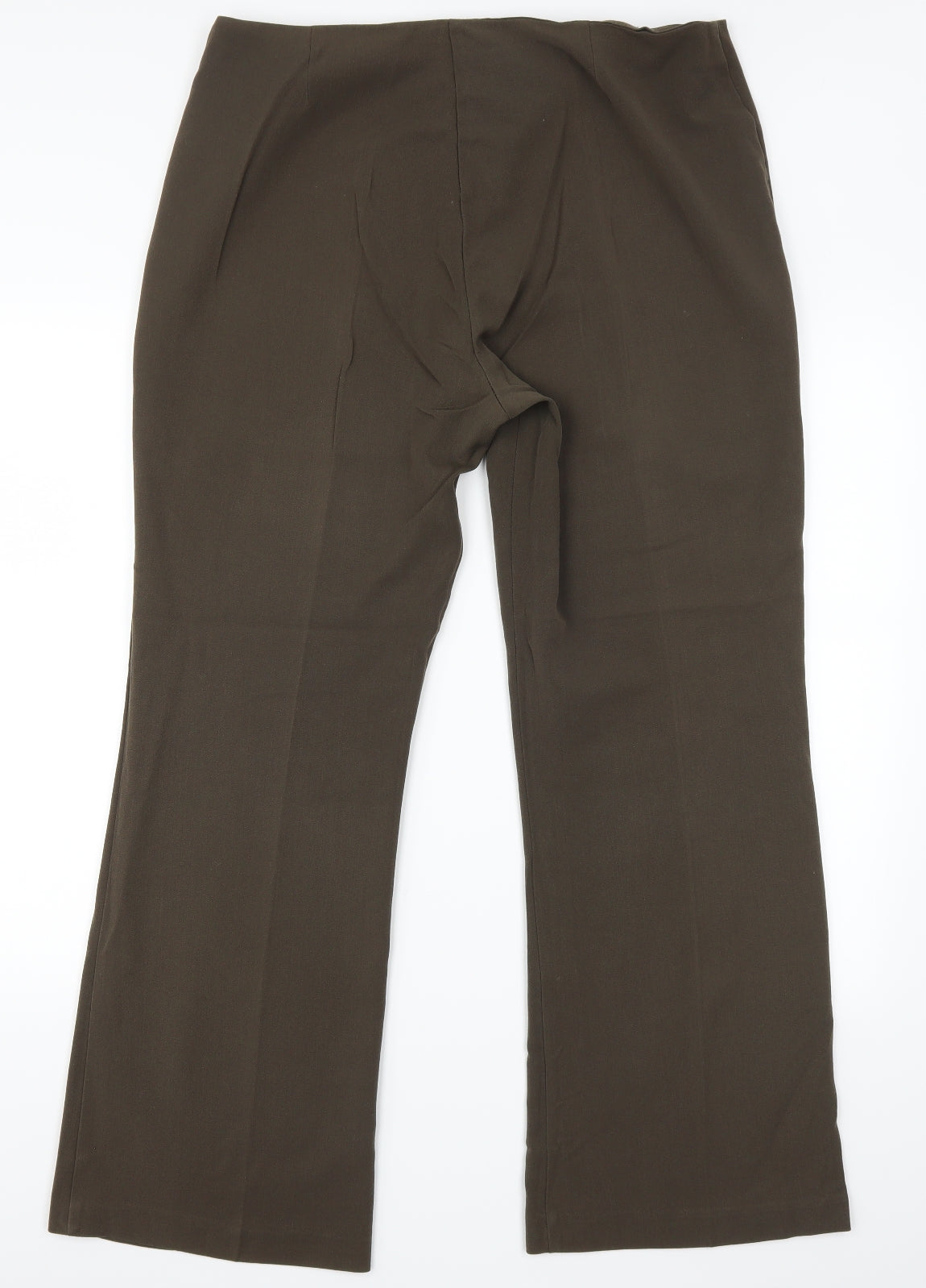 Papaya Womens Brown   Sweatpants Trousers Size 16 L29 in