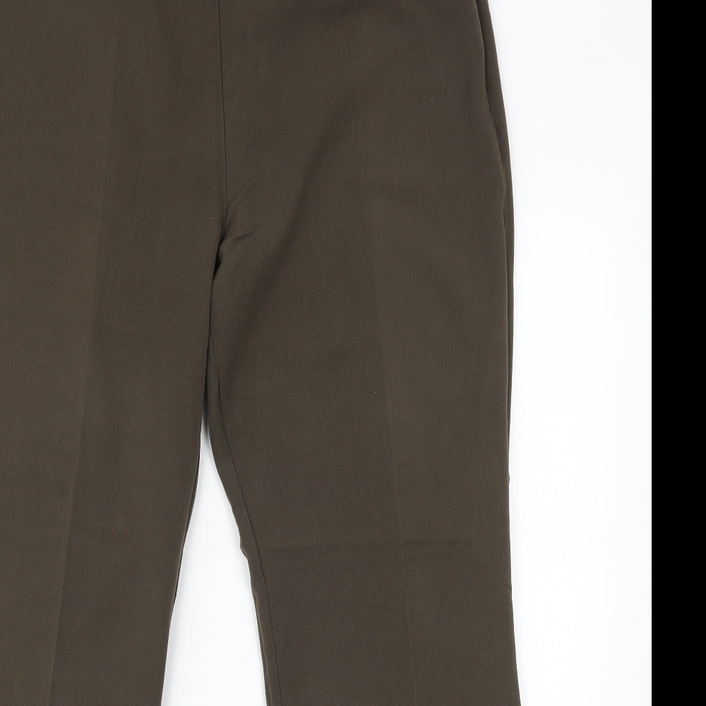 Papaya Womens Brown   Sweatpants Trousers Size 16 L29 in