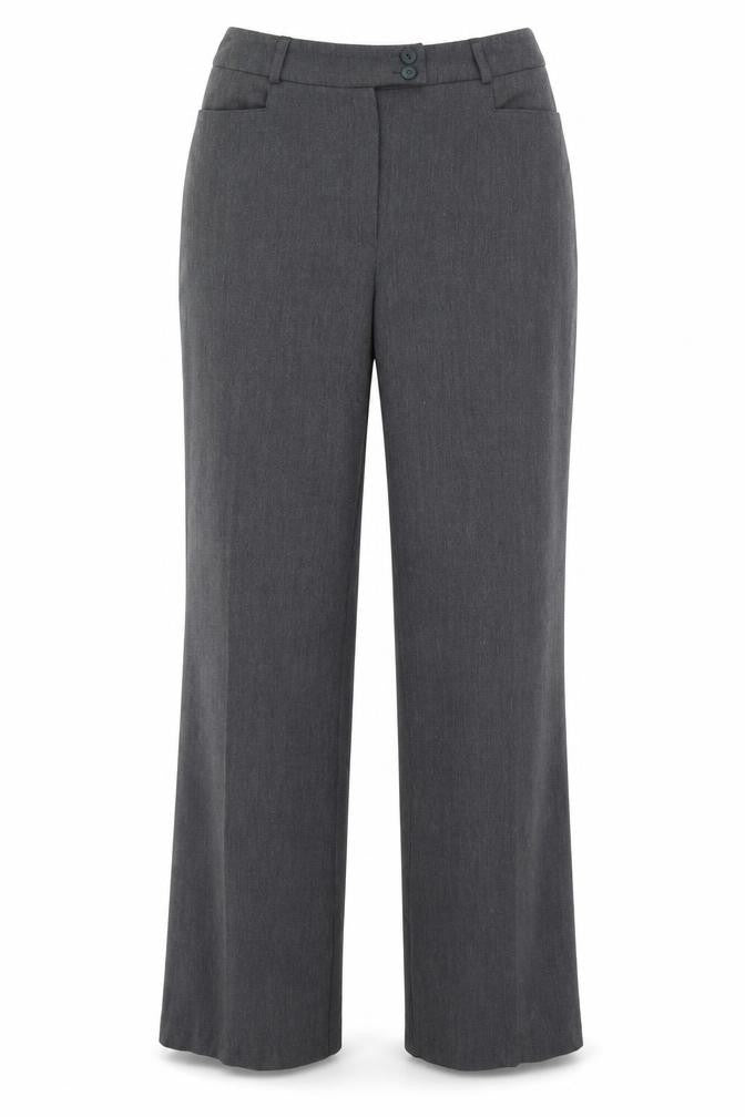 slimma Womens Grey   Trousers  Size 10 L28 in