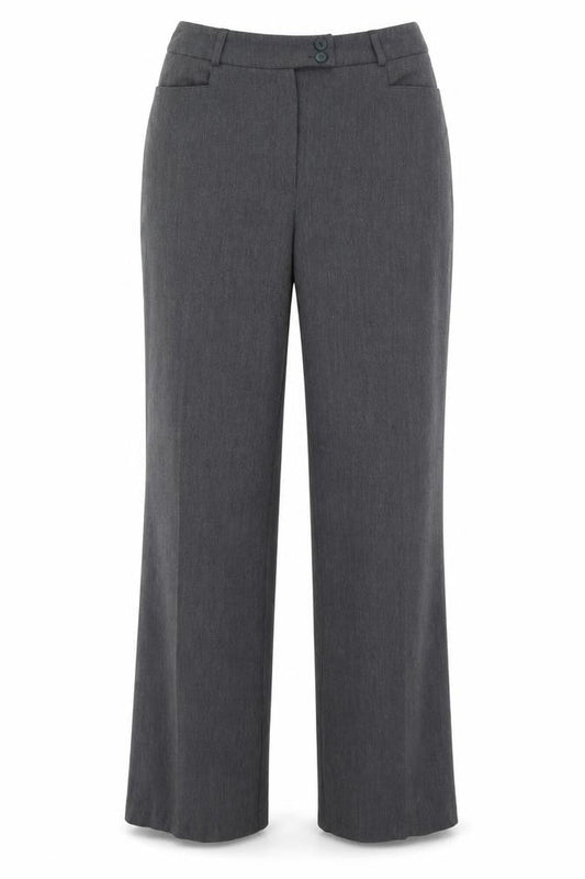 slimma Womens Grey   Trousers  Size 10 L28 in