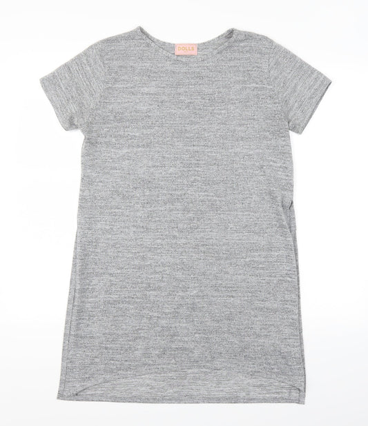 dolls Womens Grey   Basic T-Shirt Size S