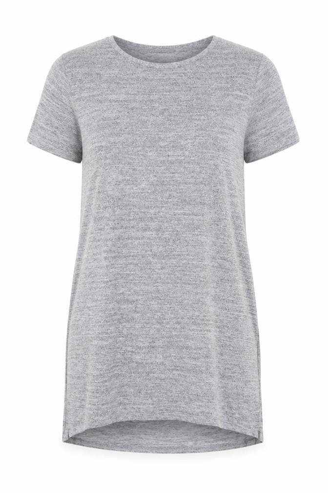 dolls Womens Grey   Basic T-Shirt Size S