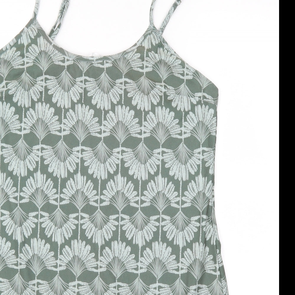 Primark Womens Green Floral  Mini  Size M