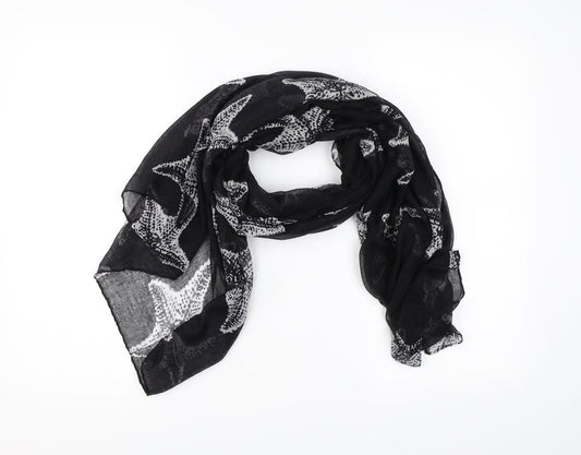 Preworn Womens Black    Scarf
