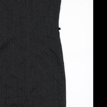 Next Womens Grey  Rayon A-Line  Size 6