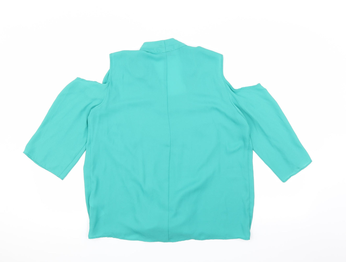Soon Womens Green   Basic Blouse Size 14