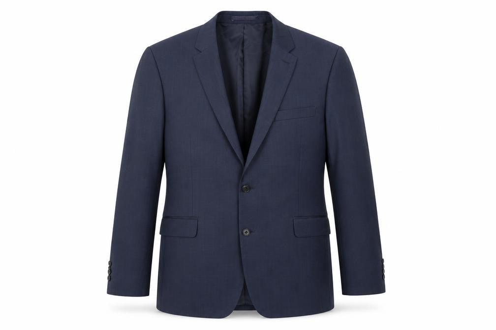 k.j Mens Blue   Jacket Suit Jacket Size 44