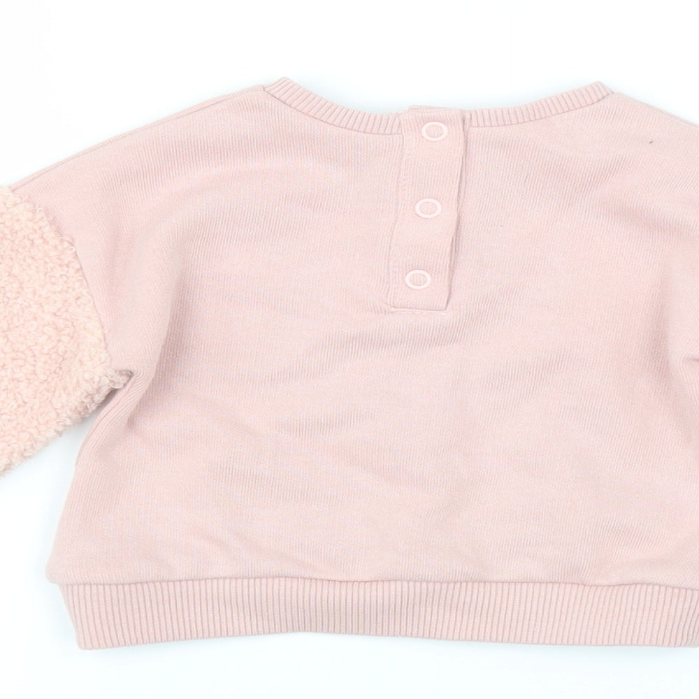 George Baby Pink   Pullover Jumper Size 0-3 Months