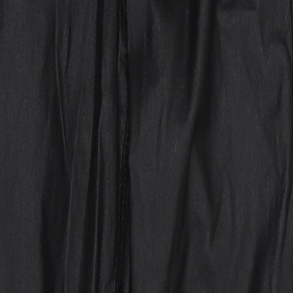 Close-up detail of Denim Co women’s black jegging trousers, size UK 10, 28-inch leg