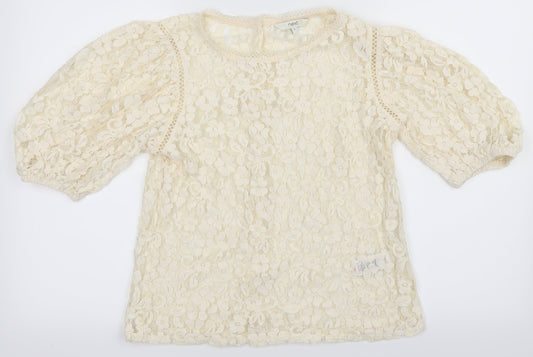 NEXT Womens White   Basic Blouse Size 8