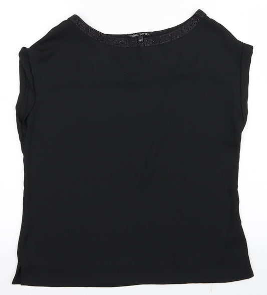 NEXT Womens Black   Basic Button-Up Size 10