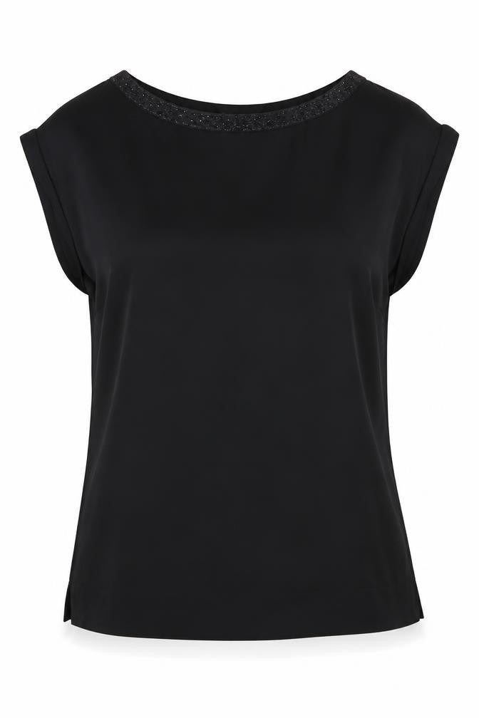 NEXT Womens Black   Basic Button-Up Size 10