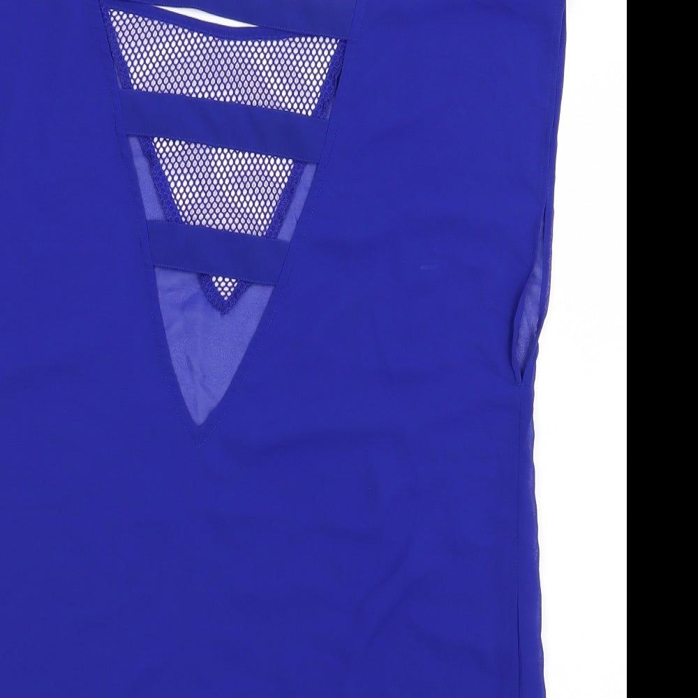 River Island Womens Blue   Basic Tank Size L