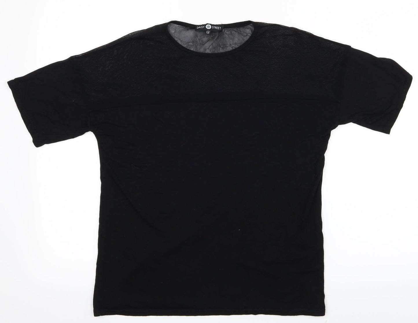 Daisy Street Womens Black   Basic T-Shirt Size M